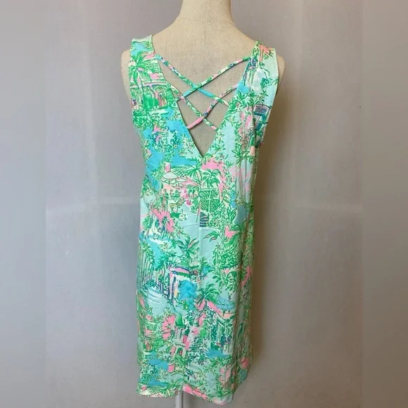 NWOT | Lilly Pulitzer | XS | Kristen Swing Dress | Lilly Loves Palm Beach - Picture 3 of 12
